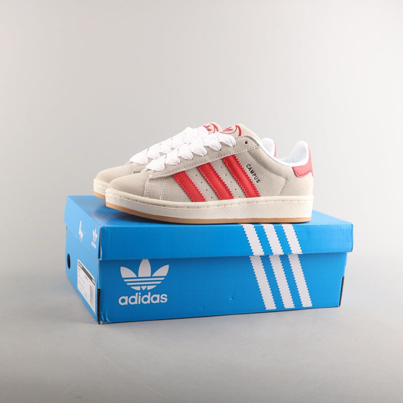 ADIDAS CAMPUS 00s CRYSTAL WHITE BETTER SCARLET