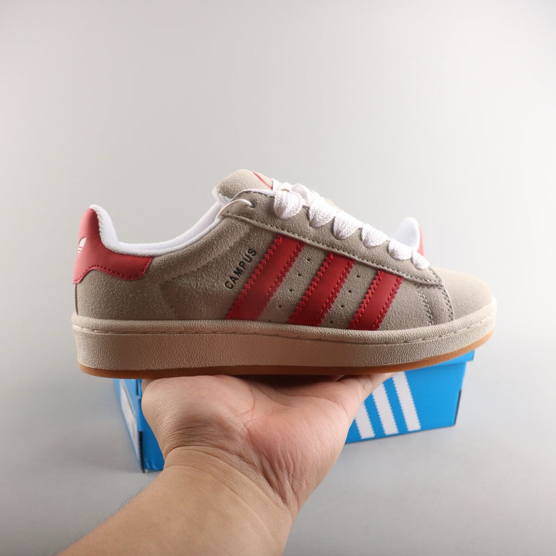 ADIDAS CAMPUS 00s CRYSTAL WHITE BETTER SCARLET