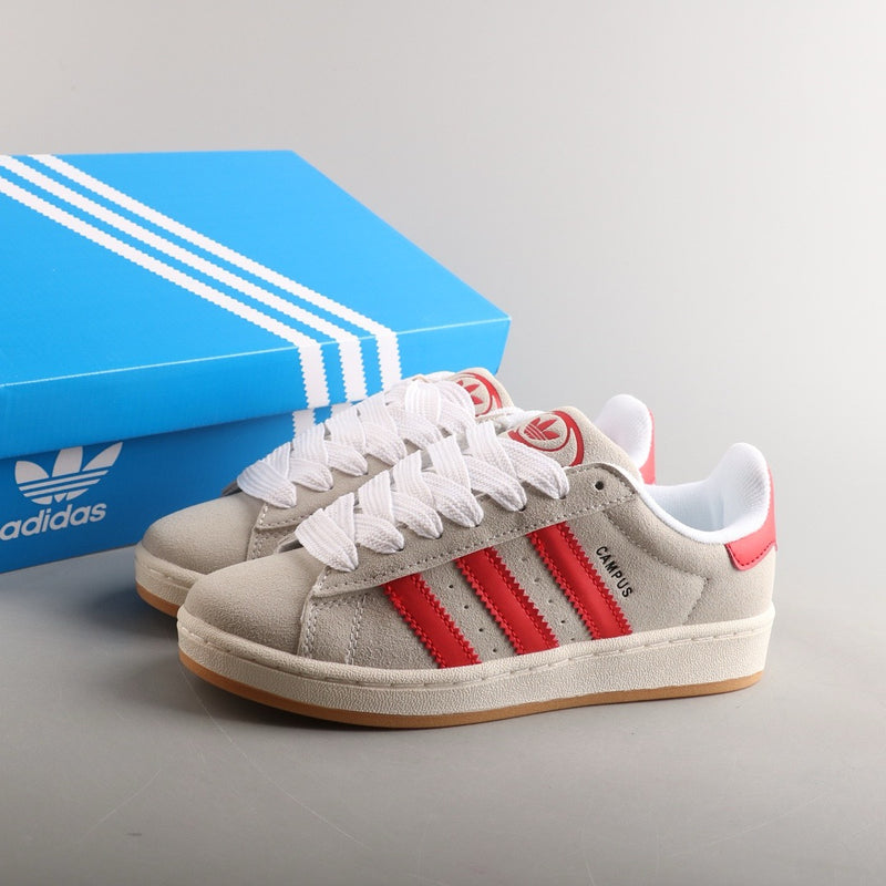 ADIDAS CAMPUS 00s CRYSTAL WHITE BETTER SCARLET