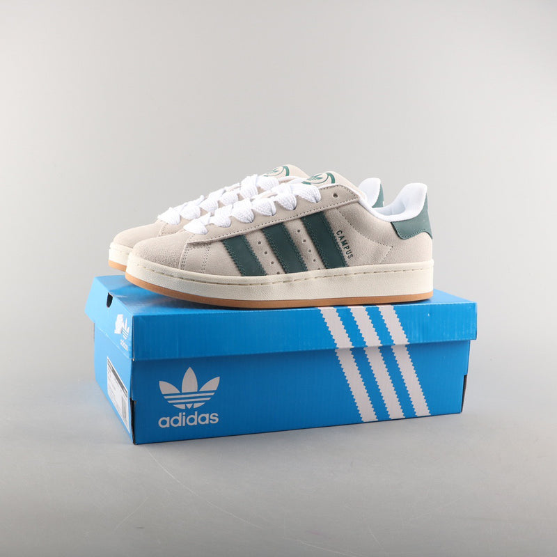 ADIDAS CAMPUS 00s CRYSTAL WHITE DARK GREEN