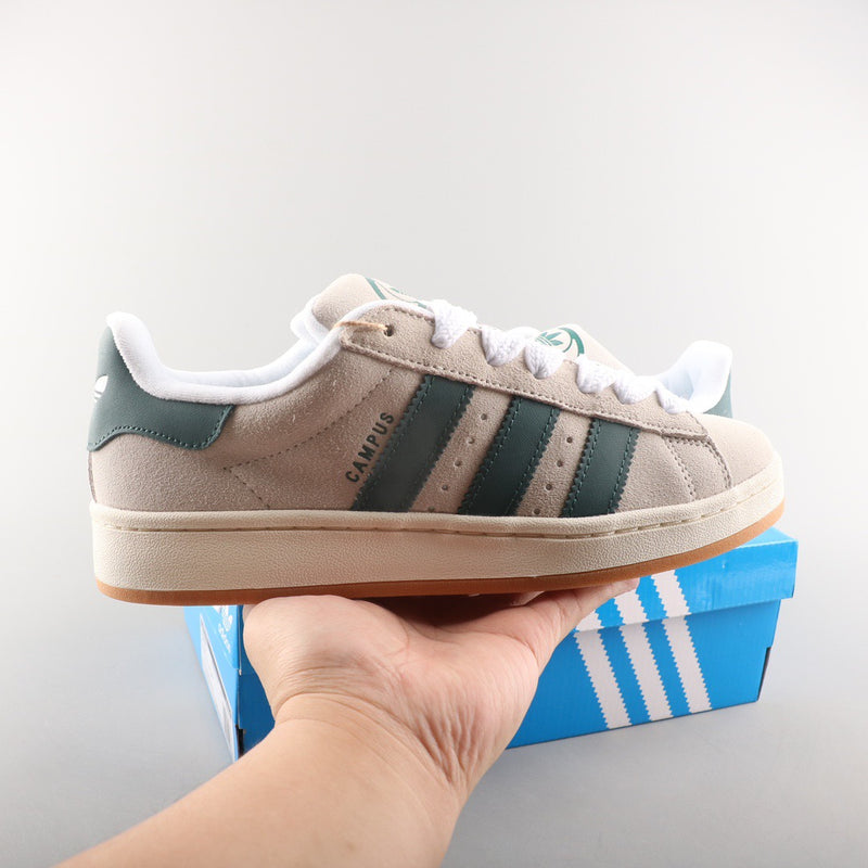 ADIDAS CAMPUS 00s CRYSTAL WHITE DARK GREEN