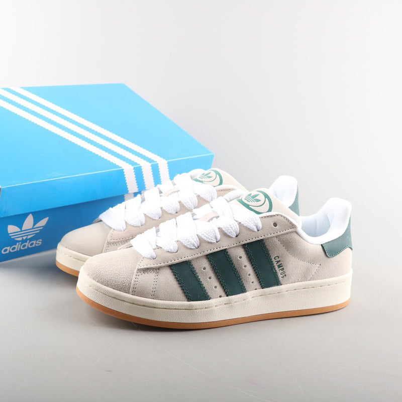 ADIDAS CAMPUS 00s CRYSTAL WHITE DARK GREEN