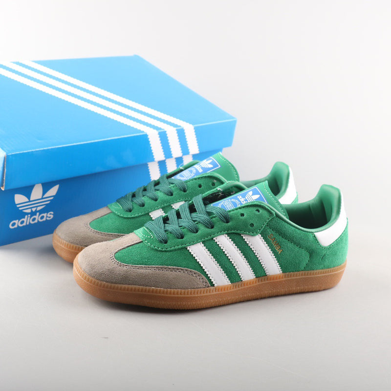 ADIDAS SAMBA OG COLLEGIATE GREEN GUM GREY TOE