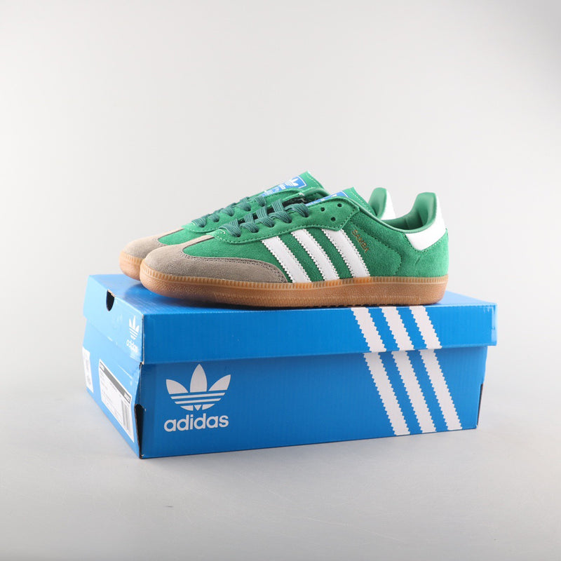 ADIDAS SAMBA OG COLLEGIATE GREEN GUM GREY TOE