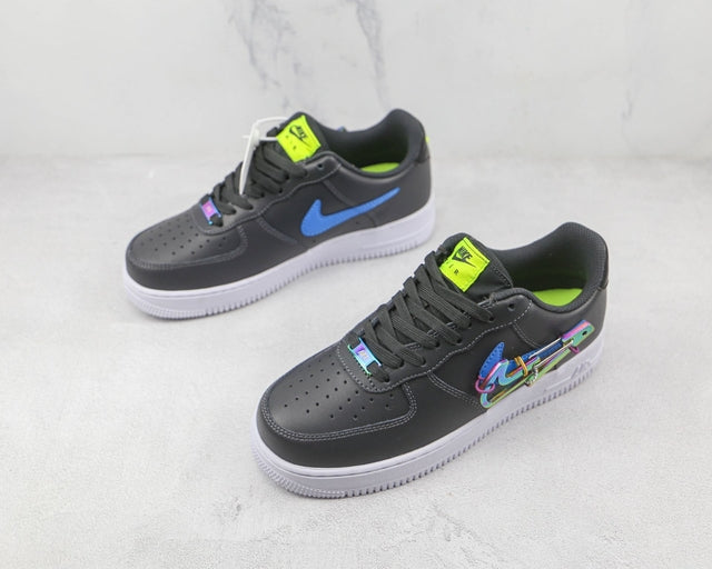 NIKE AIR FORCE 1 LOW CARABINER SWOOSH BLACK