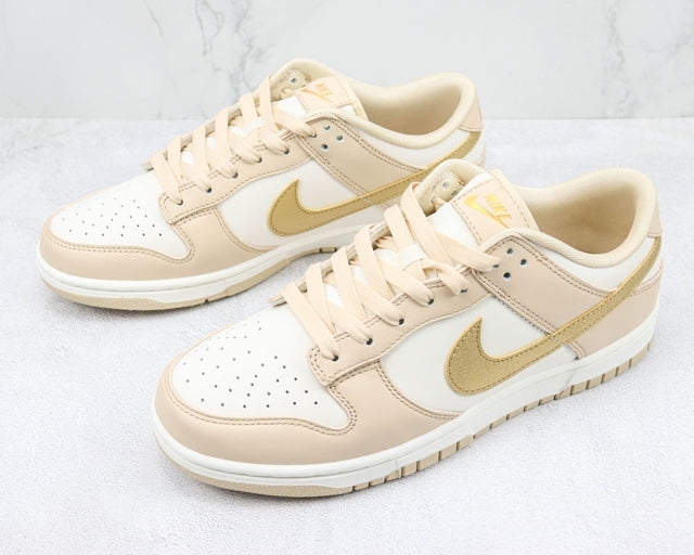 NIKE DUNK LOW GOLDEN SWOOSH TAN