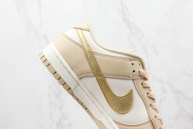 NIKE DUNK LOW GOLDEN SWOOSH TAN