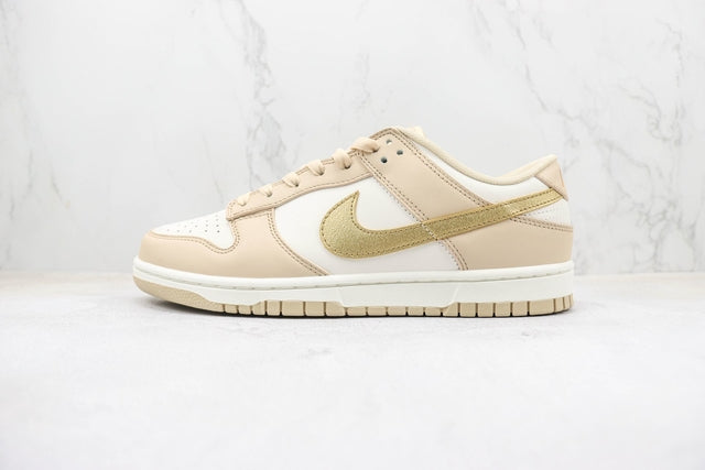 NIKE DUNK LOW GOLDEN SWOOSH TAN