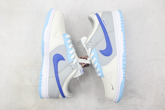 NIKE DUNK LOW GS GREY BLUE BEIGE