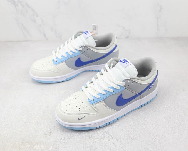 NIKE DUNK LOW GS GREY BLUE BEIGE