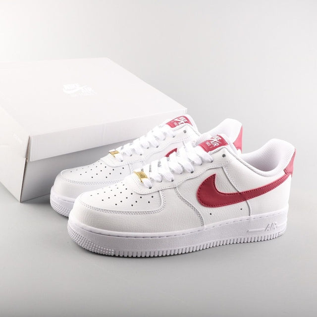 NIKE AIR FORCE 1 07 PATENT WHITE RED