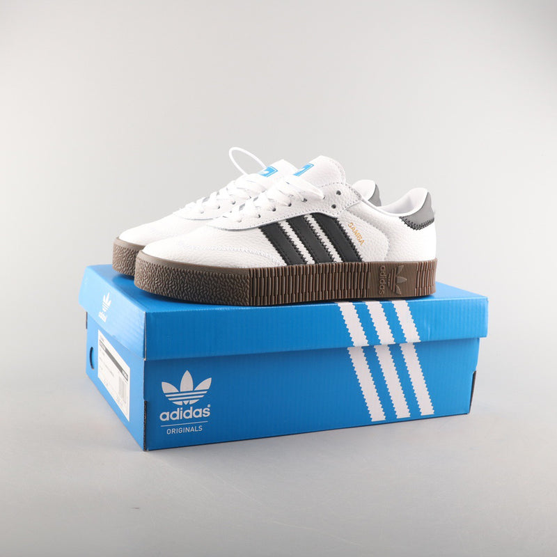 ADIDAS SAMBAROSE WHITE BLACK GUM